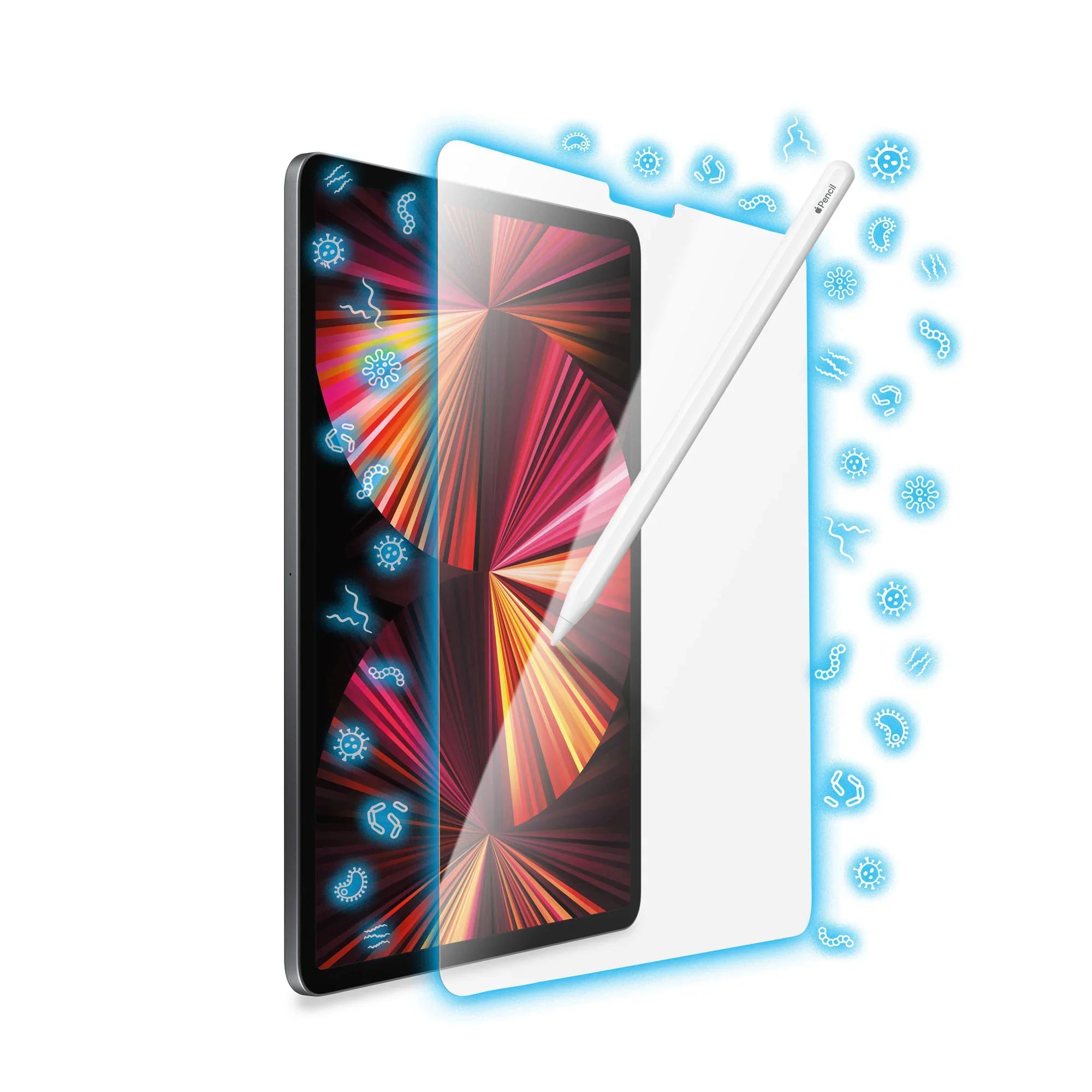 Torrii Bodyglass Anti-Bacterial Screen Protector For iPad Pro 11 (2021/2020/2018) - Clear - Tashqila Torrii Bodyglass Anti-Bacterial Screen Protector For iPad Pro 11 (2021/2020/2018) - Clear - Tashqila